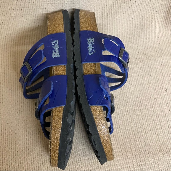 H2-02 Birkis Blue Sandals - Picture 4 of 7